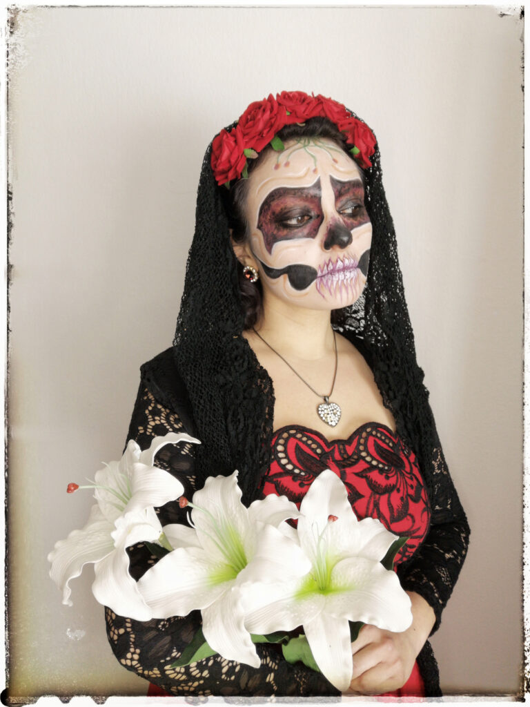 teatrale catrina make-up artist trucco mexican skull teschio messicano mua 